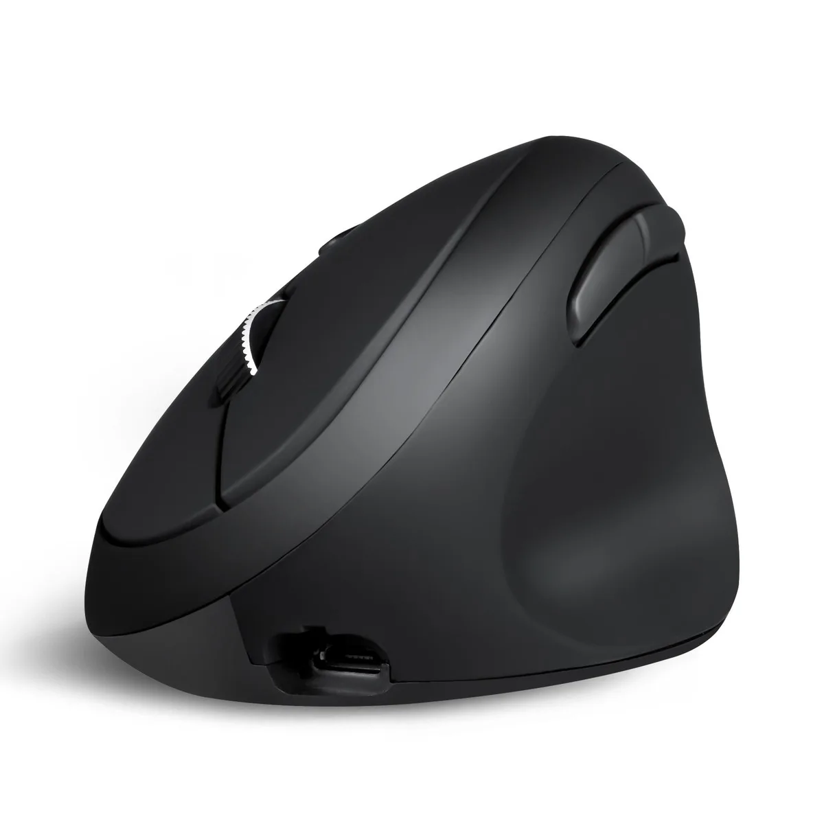 Perixx Perixx PM-819B Vertical Mouse 2.4 GHz Bluetooth 3.0 1000/1600/2400 DPI Black — product photo