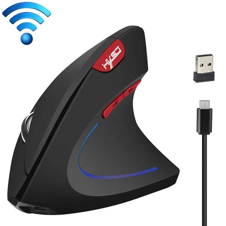 eForChina eForChina T22 2.4GHz Wireless Vertical Gaming Mouse Black — product photo