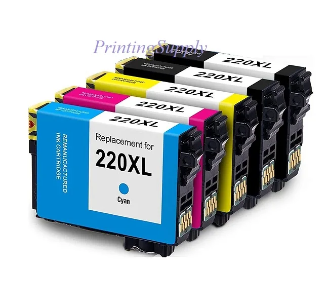 Ninestar Technology Ninestar Technology 220XL High-Yield 5PK 2BK+C/M/Y Ink Cartridges — product photo