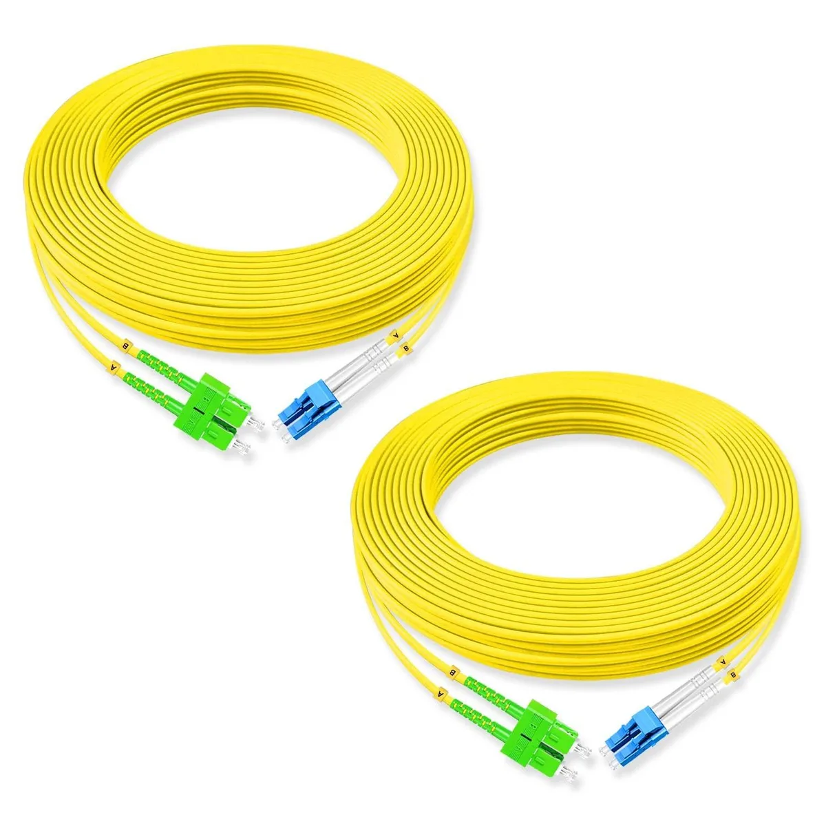 BoYata BoYata 2 in 1 Accessory 2pcs 15m SC APC LC UPC OS2 9/125 LSZH 3.0mm — product photo