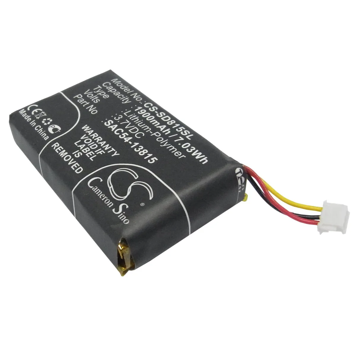 CameronSino CameronSino DS-CS-SD815SL standard battery 3.7V 1.9 Ah Li-Polymer black — product photo