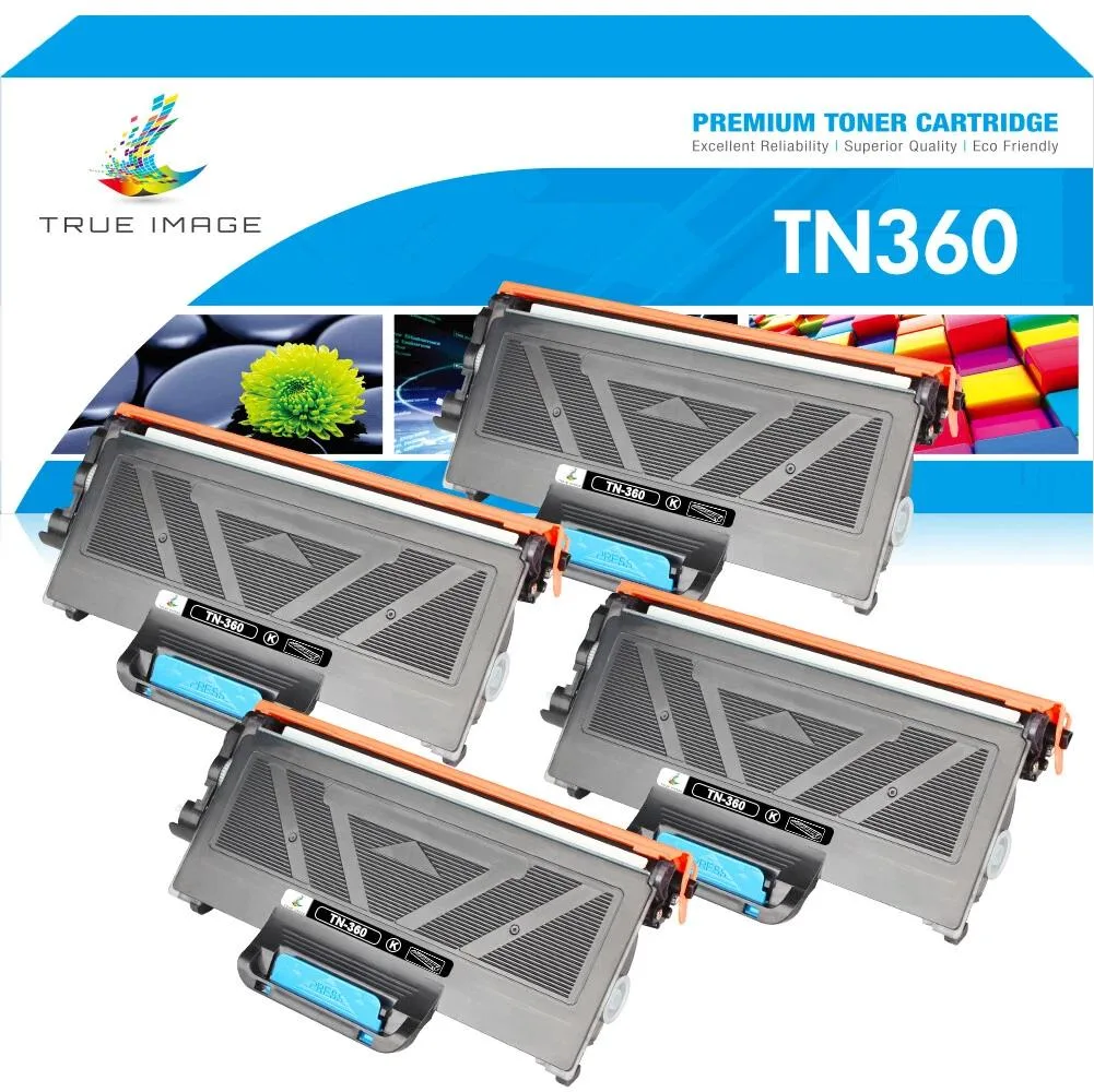True Image True Image TN360 TN330 High Yield Black Toner Cartridge 4 Pack — product photo
