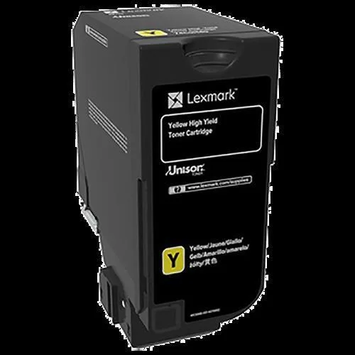 Lexmark Lexmark 74C0H40 Yellow High Yield Toner Cartridge 12000 Pages — product photo