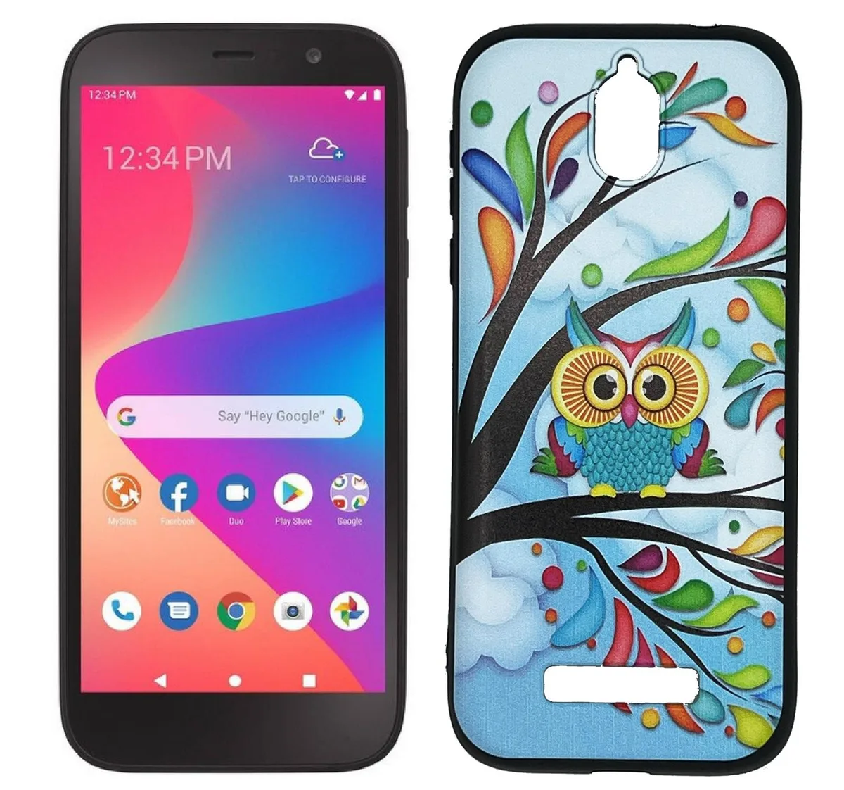 ExtremeCases - Generic ExtremeCases - Generic TPU Case for Blu View 2 B131DL B130DL Owl — product photo