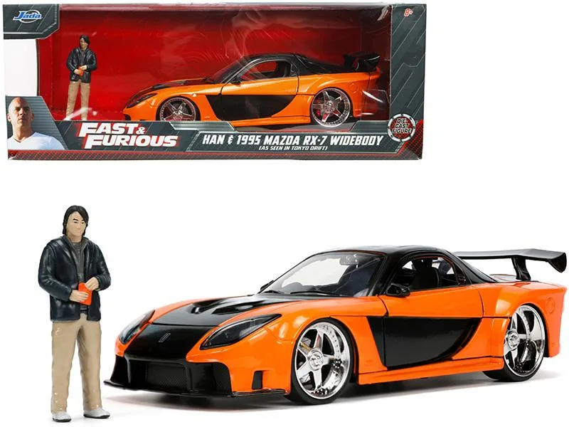 Jada Jada 33174 1995 Mazda RX-7 Widebody RHD 1/24 vehicle with Han figurine — product photo