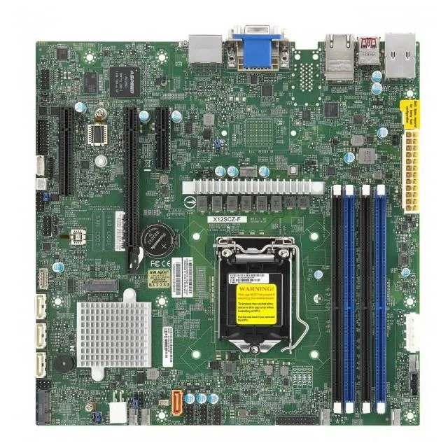 Supermicro Supermicro MBD-X12SCZ-F-O-Dup LGA 1200 W480 DDR4 microATX server motherboard — product photo