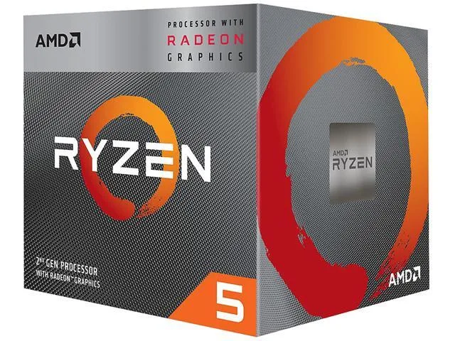 AMD AMD Ryzen 5 3400G YD3400C5FHBOX desktop processor — product photo