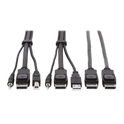 Tripp Lite Tripp Lite P783-006-DP 6 ft KVM cable kit with P580-006 6 ft DisplayPort cable — product photo