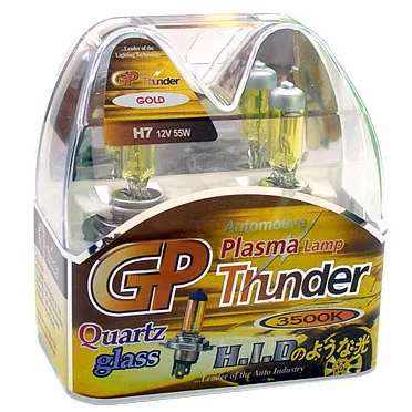 GP Thunder GP Thunder H7 55W 3500K JDM Golden Yellow Pair — product photo