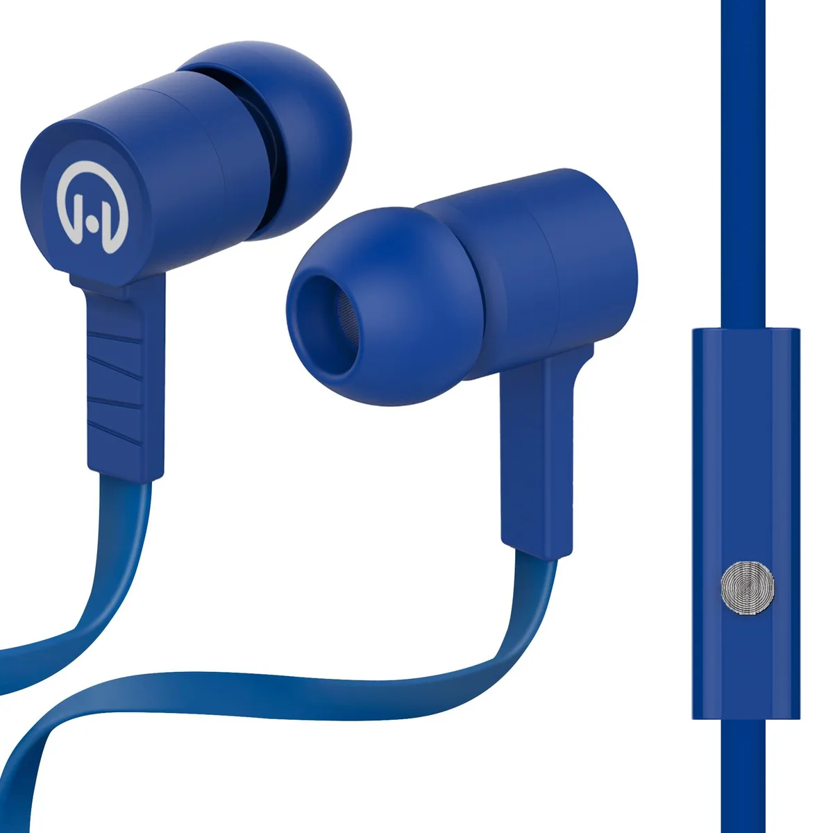 HyperGear HyperGear Low Ryder Earbuds Blue 3.5mm 10mm Drivers — product photo
