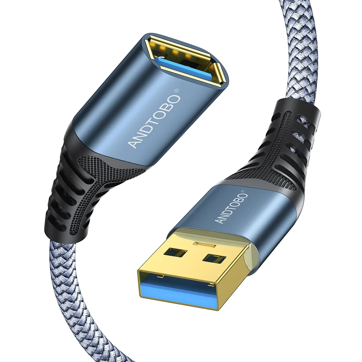 ANDTOBO USB 3.0 Type A Male to Female Extension Cable 3.3ft — product photo