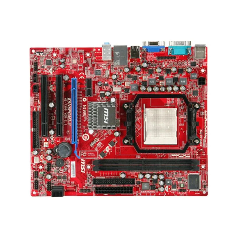 MSI MSI K9N6PGM2-V2 Socket AM2+/AM2 NVIDIA NF6100-430 AMD motherboard — product photo