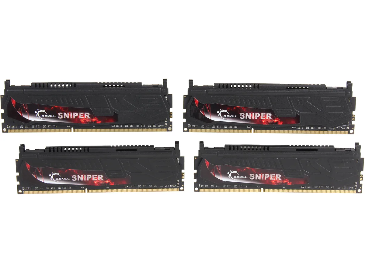 G.SKILL G.SKILL F3-2133C10Q-32GSR 32GB (4 x 8GB) DDR3 2133 CL10 desktop RAM — product photo