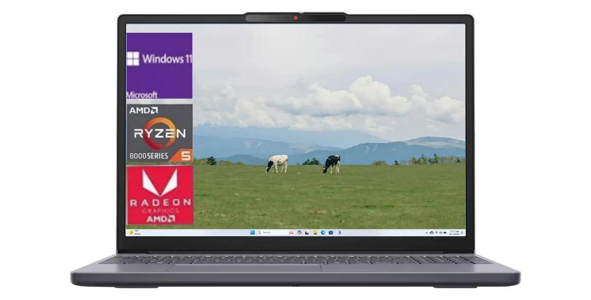 Lenovo Lenovo IdeaPad Slim 3 laptop AMD Ryzen 5 8540U 32GB 1TB Luna Grey — product photo