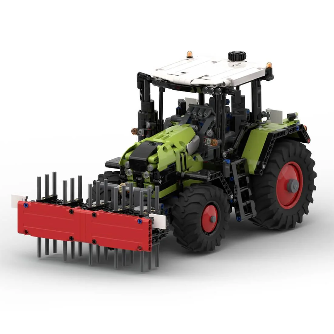 ZITIANYOUBUILD ZITIANYOUBUILD MOC-94474&amp;MOC-32820 RC Band Rake Tractor 1297 Parts — product photo