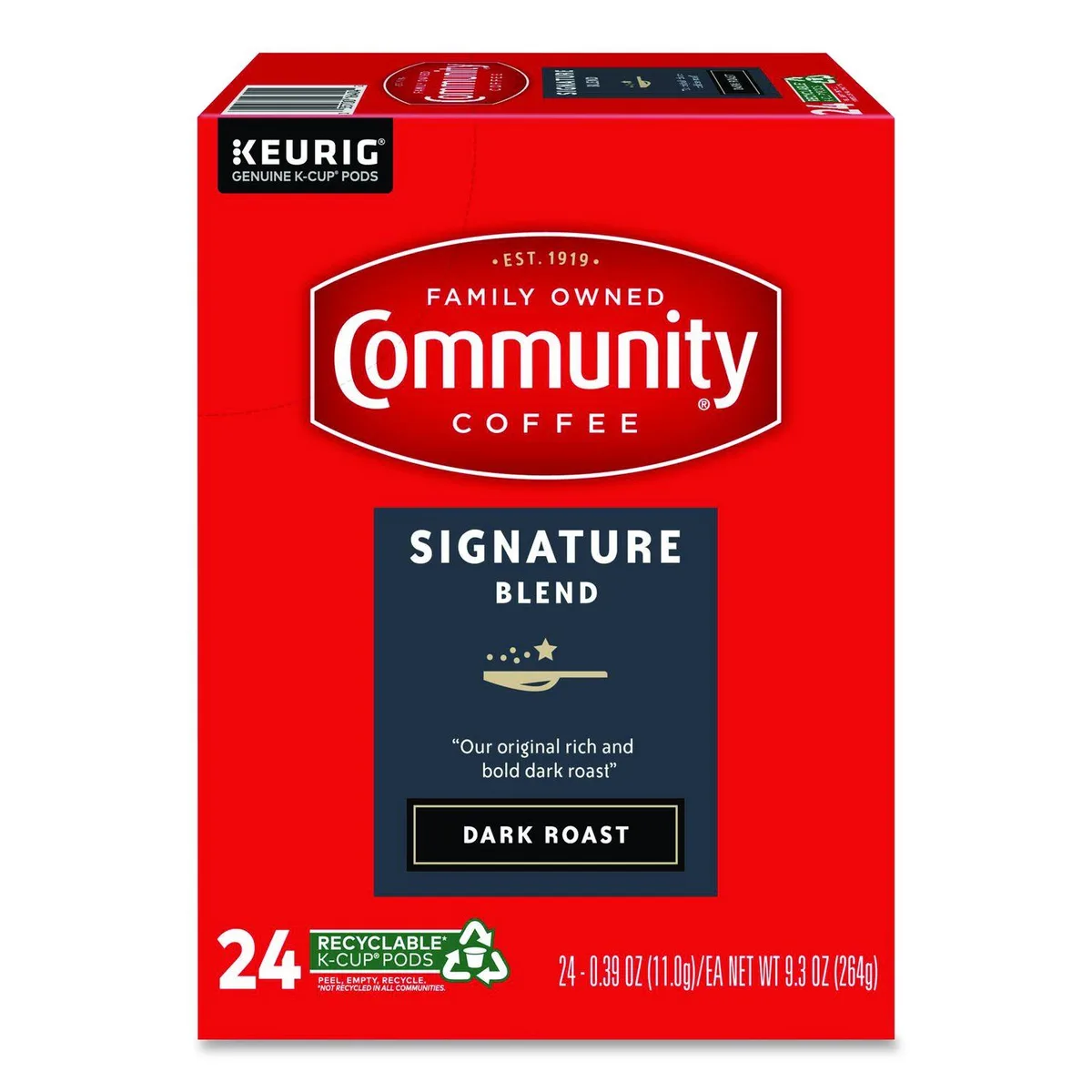 Box of 24 dark roast coffee K-Cups