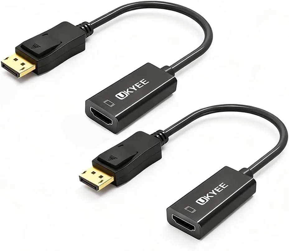 Brainwavz Brainwavz DisplayPort to HDMI Adapter 2-Pack 1080P — product photo