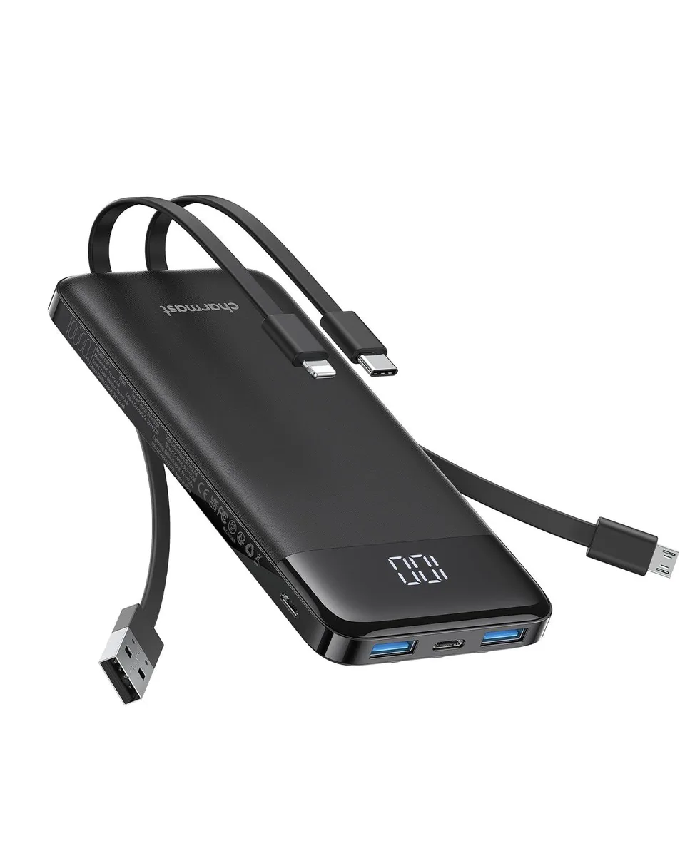  charmast CB01 10000mAh Power Bank 22.5W Black — product photo