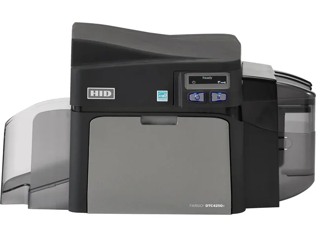 Fargo DTC4250e receipt printer model 52100 dual side printing