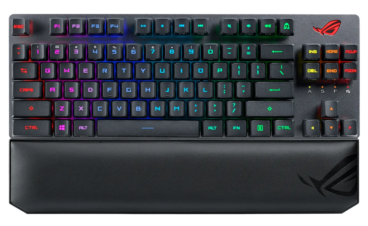 ASUS ASUS ROG Strix Scope RX TKL Wireless Deluxe 90MP02J2-BKUA01 gaming keyboard — product photo