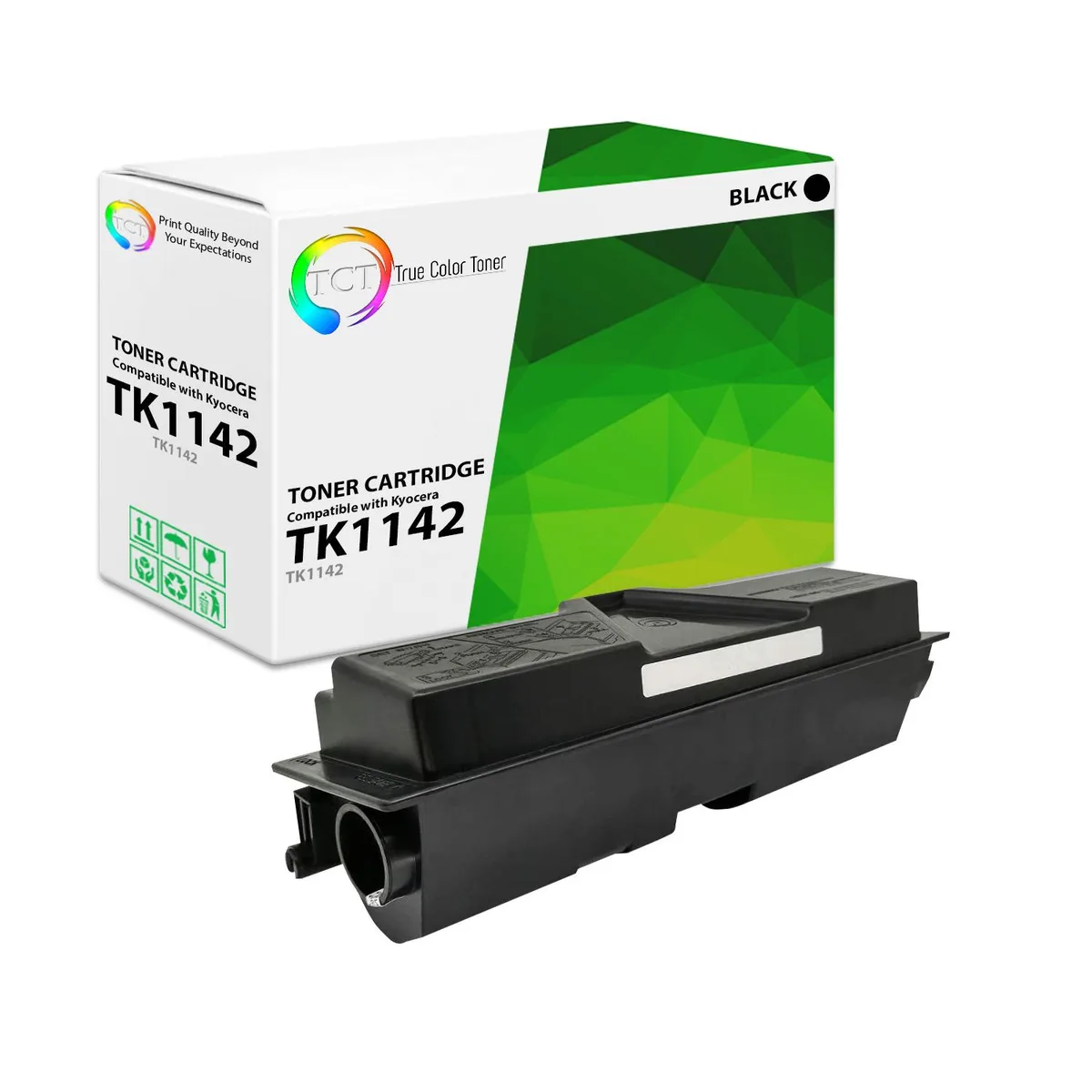 True Color Toner True Color Toner TK1142 Black Toner Cartridge 7200 Pages FS 1035 1135 MFP — product photo
