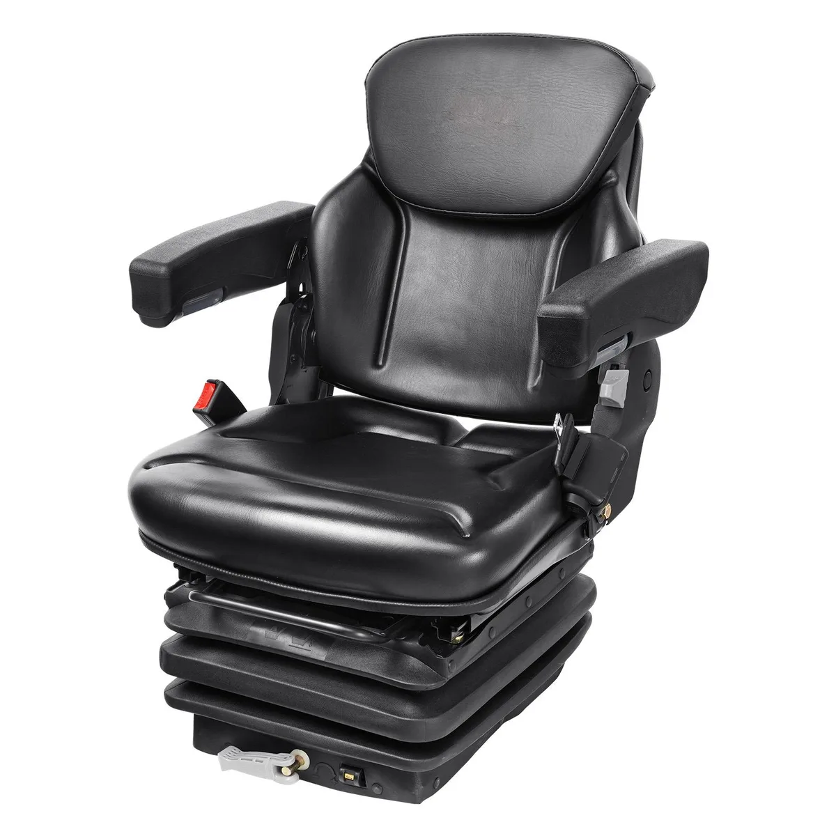 VEVOR VEVOR TY-A14 PVC Shock Absorption Seat Armrest Seat Belt 3-Level 260mm 180mm 30mm Black — product photo