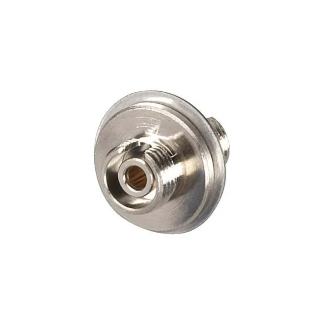 Silver duplex LC fiber coupler with bronze body