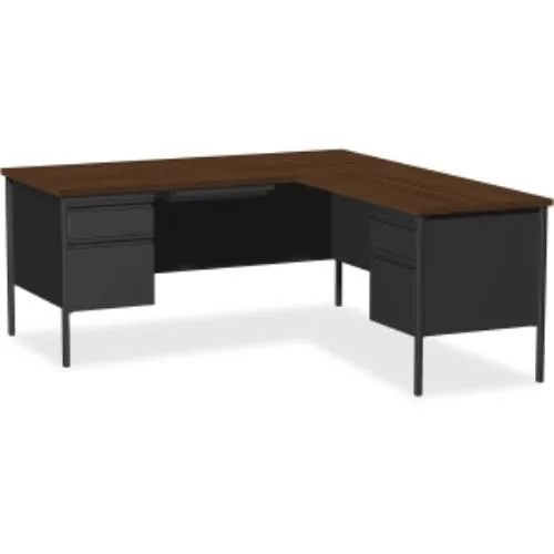 Lorell Lorell 60921 Right Pedestal Return 42x24x29 Black Walnut — product photo