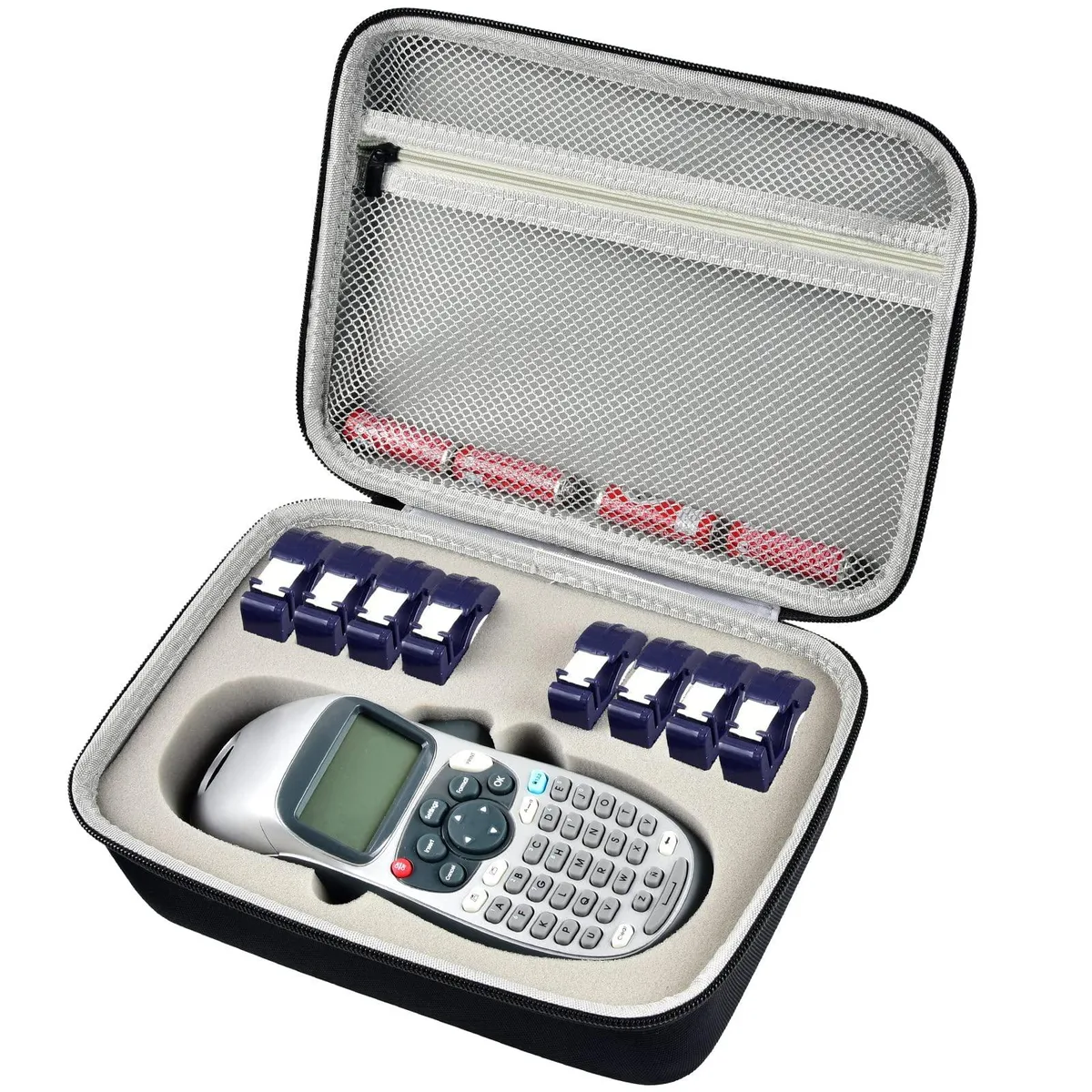 ALKOO AKLT100printer-001g label maker case 9.84 x 7.16 x 3.58 in — product photo