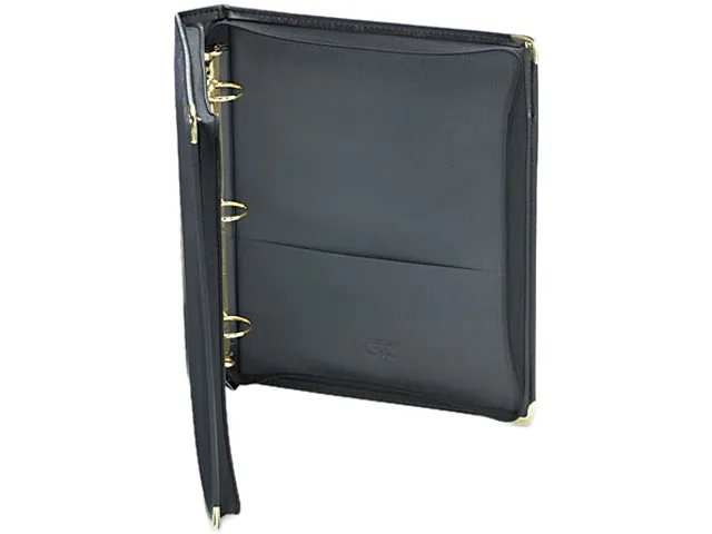 Samsill Samsill 15250 Classic Zippered Binder 11 x 8.5 1.5" 300 Sheet Black — product photo
