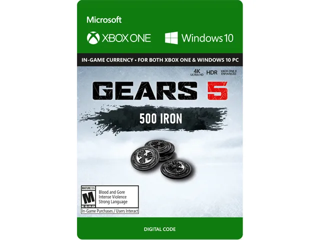 Microsoft Microsoft 7LM-00031 Gears 5 500 Iron downloadable game — product photo