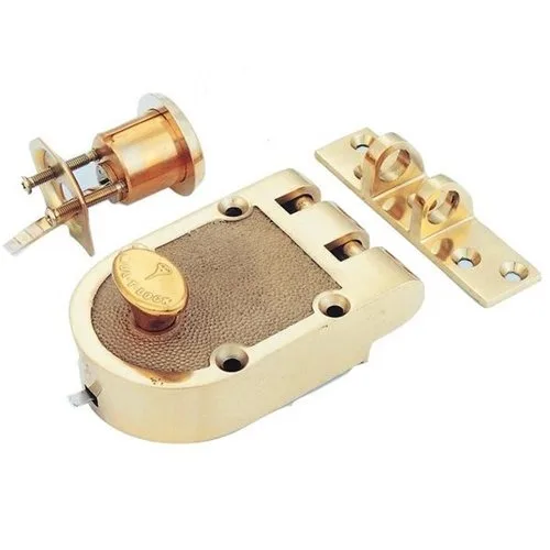 Mul-T-Lock Mul-T-Lock JPSTD1-05-206 Brass Single Cylinder Jimmy Proof Deadlock INTERACTIVE+ 206 Keyway — product photo