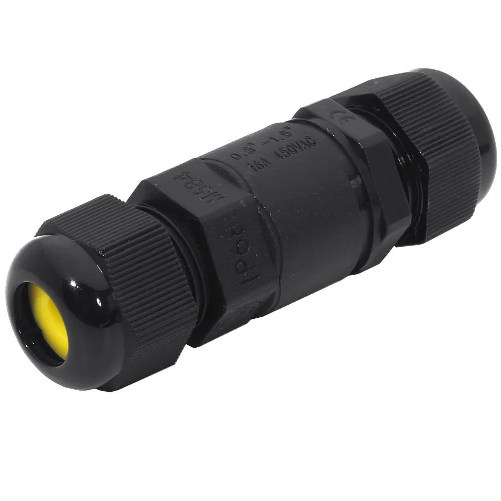 J&amp;H LED J&amp;H LED JH-TWC9-82F Waterproof Wire Connector Light Kit IP68 300V 10A — product photo