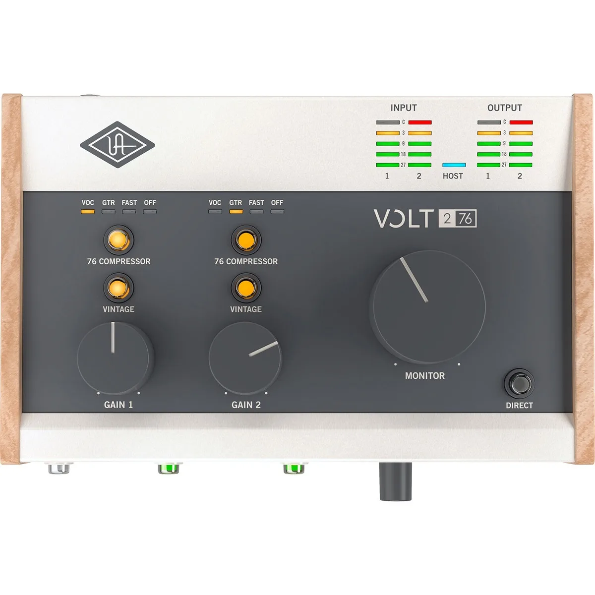 Universal Universal Volt 276 2x2 USB-C Audio/MIDI Interface with 76 Compressor — product photo