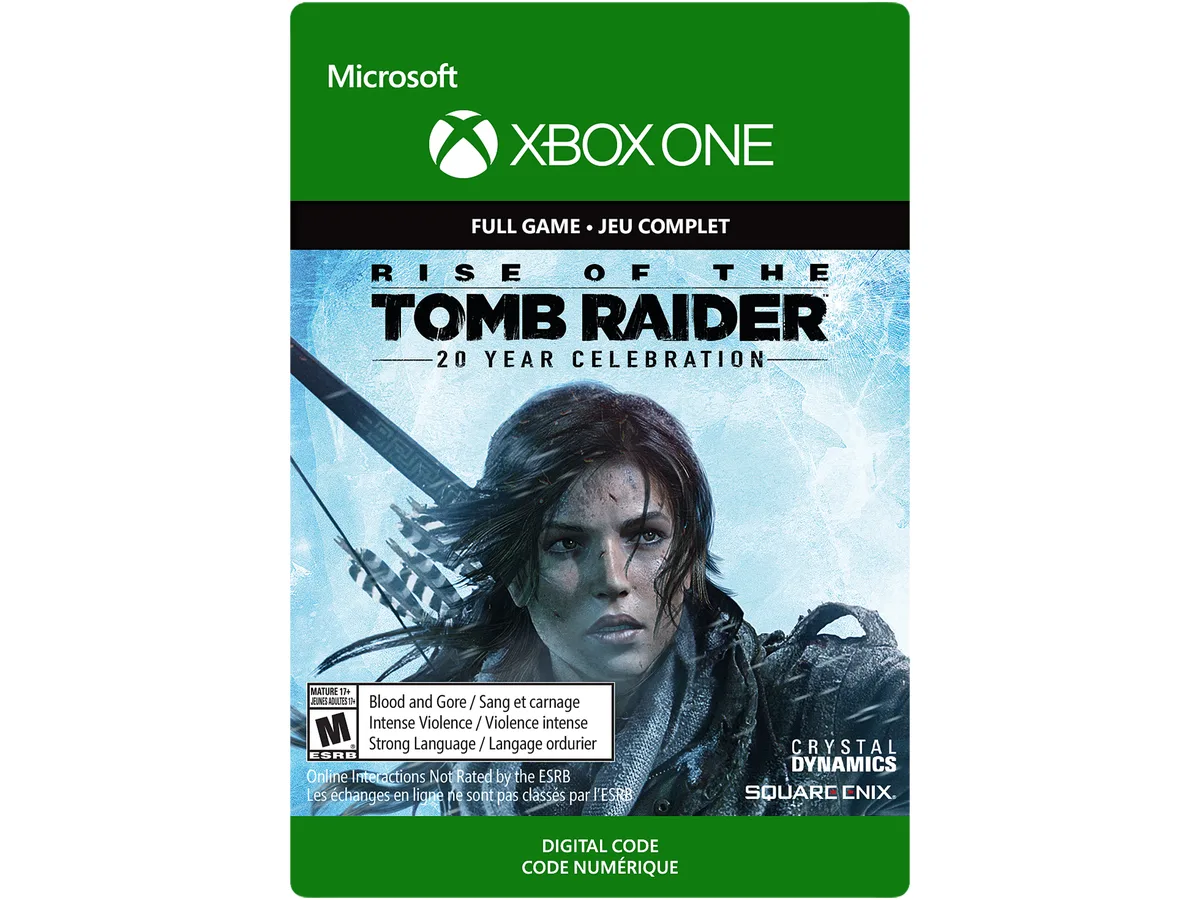 SQUARE ENIX USA SQUARE ENIX USA G3Q-00427 Rise of the Tomb Raider 20 Year Celebration downloadable game — product photo
