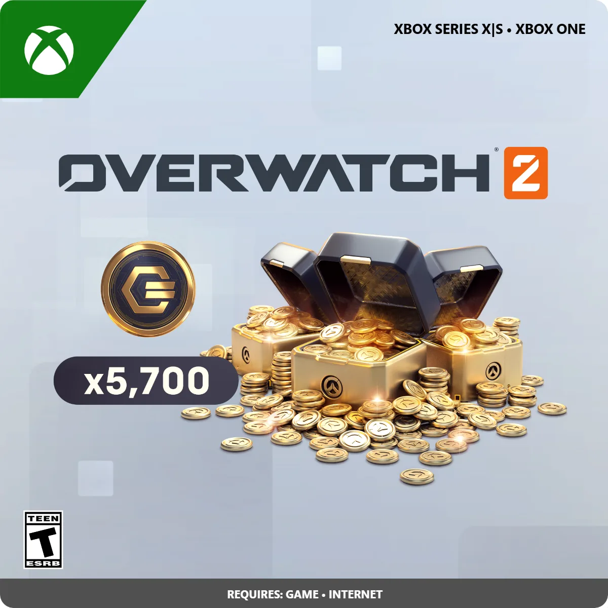 Blizzard Blizzard 7LM-00088 Overwatch 2 Coins 5,000 (+700 Bonus) Xbox Digital Code — product photo
