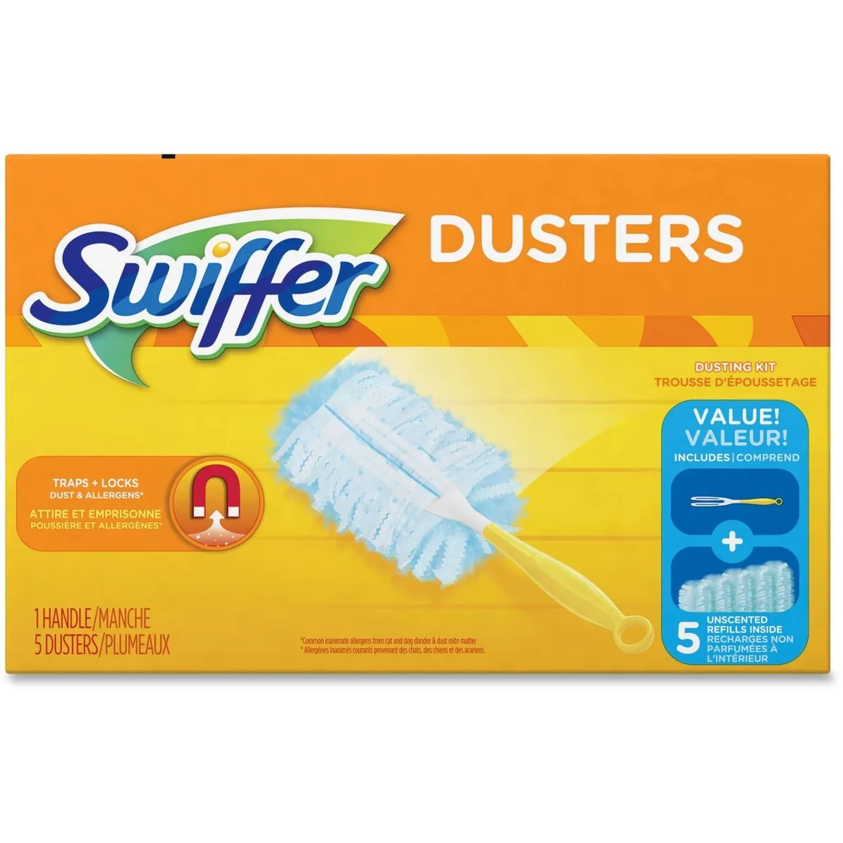 Procter &amp; Gamble Procter &amp; Gamble 11804CT Swiffer Unscented Duster Kit Blue 6 Carton — product photo