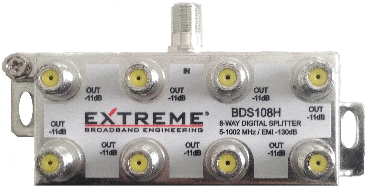 Extreme Extreme BDS108H 8-Way Digital Splitter 1 GHz Horizontal — product photo
