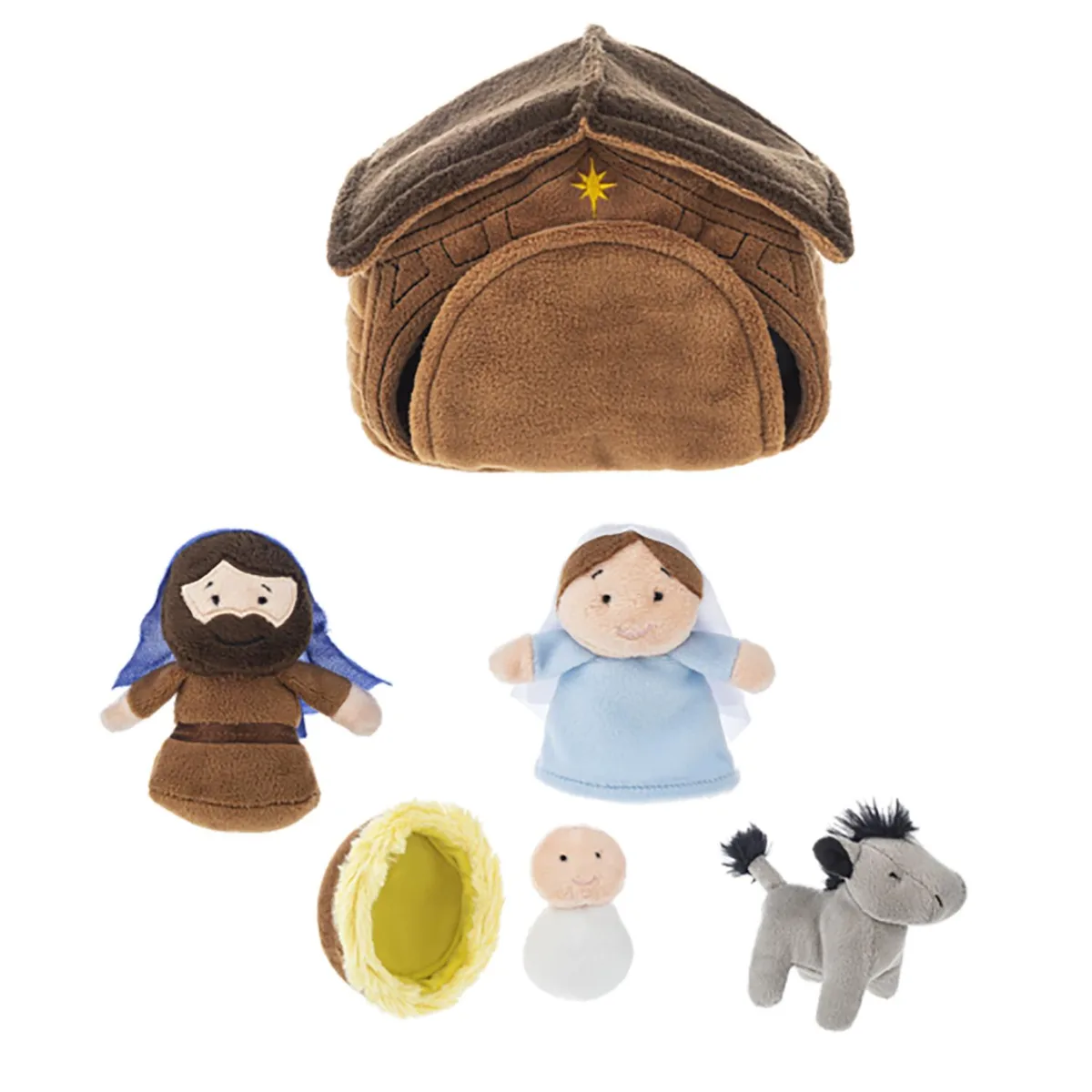 Ganz Ganz Nativity Scene Plush Learn and Grow Activity Set 6 pc — product photo