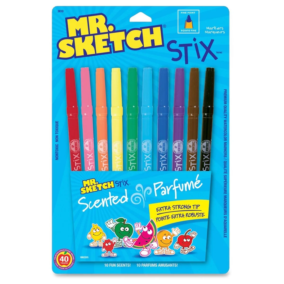 Sanford Sanford 1905313 Mr. Sketch Stix Scented Markers Fine Point 10 Set — product photo