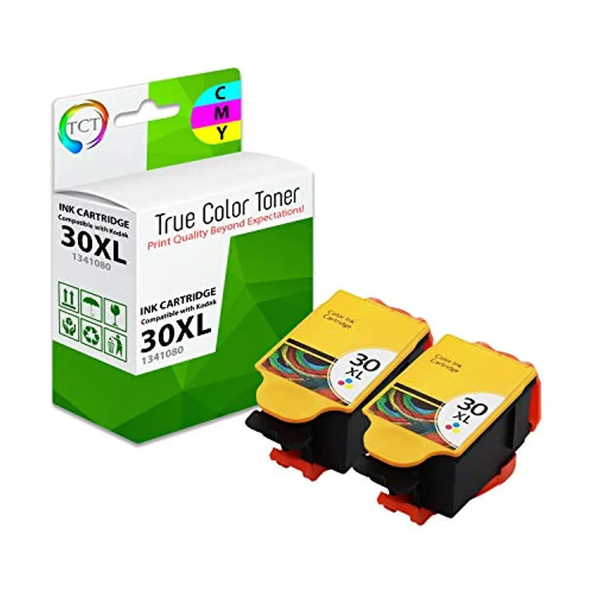 TCT TCT 30XL Tri-Color Ink Cartridge 2-Pack — product photo