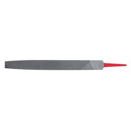 Simonds 8in double-cut aluminum file, rectangular profile, natural finish