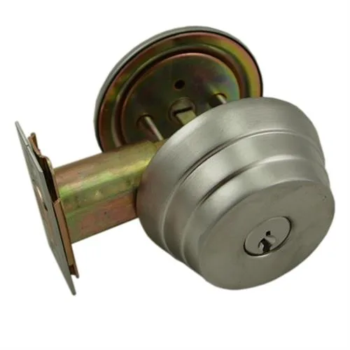 MAXTECH MAXTECH 1016A-26 Satin Chrome US26D Single Cylinder Deadbolt — product photo