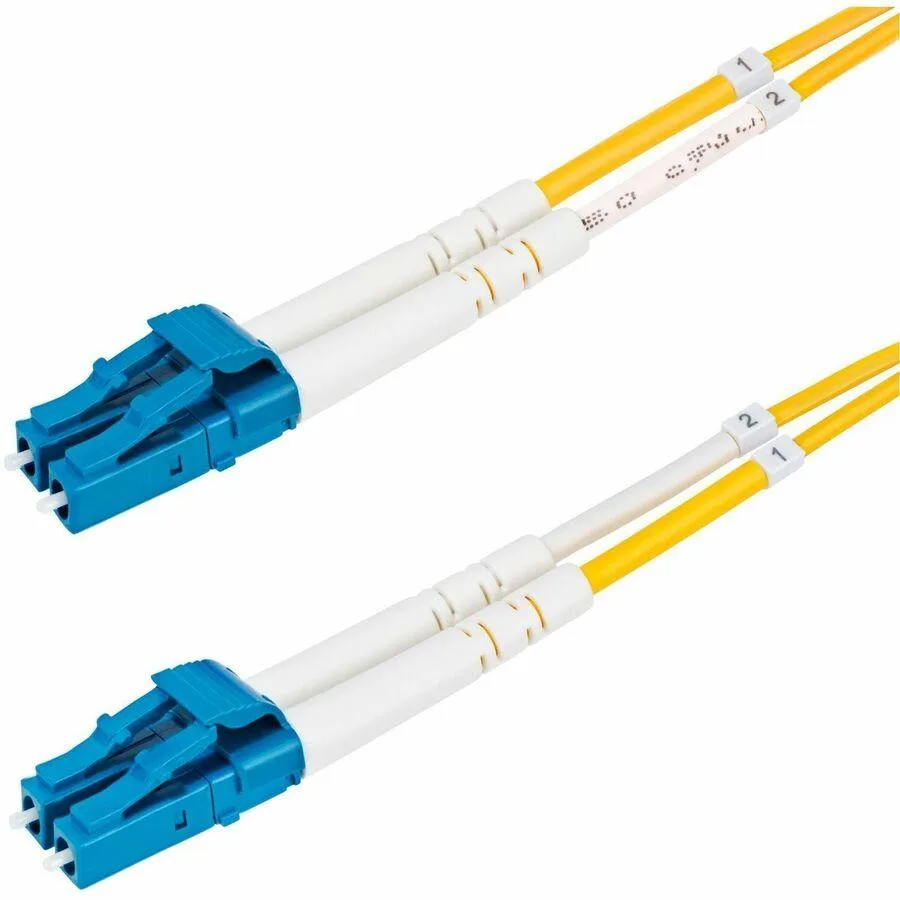 STARTECH STARTECH SMDOS2LCLC25M 25m LC to LC UPC OS2 Single Mode Duplex Fiber Optic Cable 9/125 100G LSZH — product photo