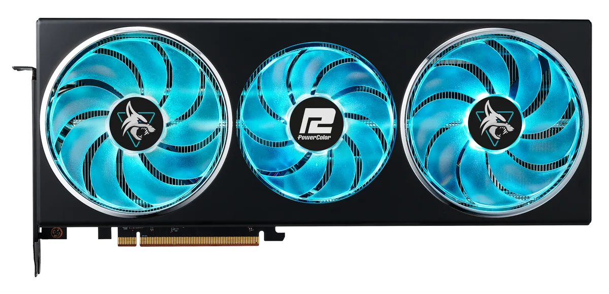 PowerColor PowerColor Hellhound Radeon RX 7900 GRE RX7900GRE 16G-L/OC graphics card — product photo