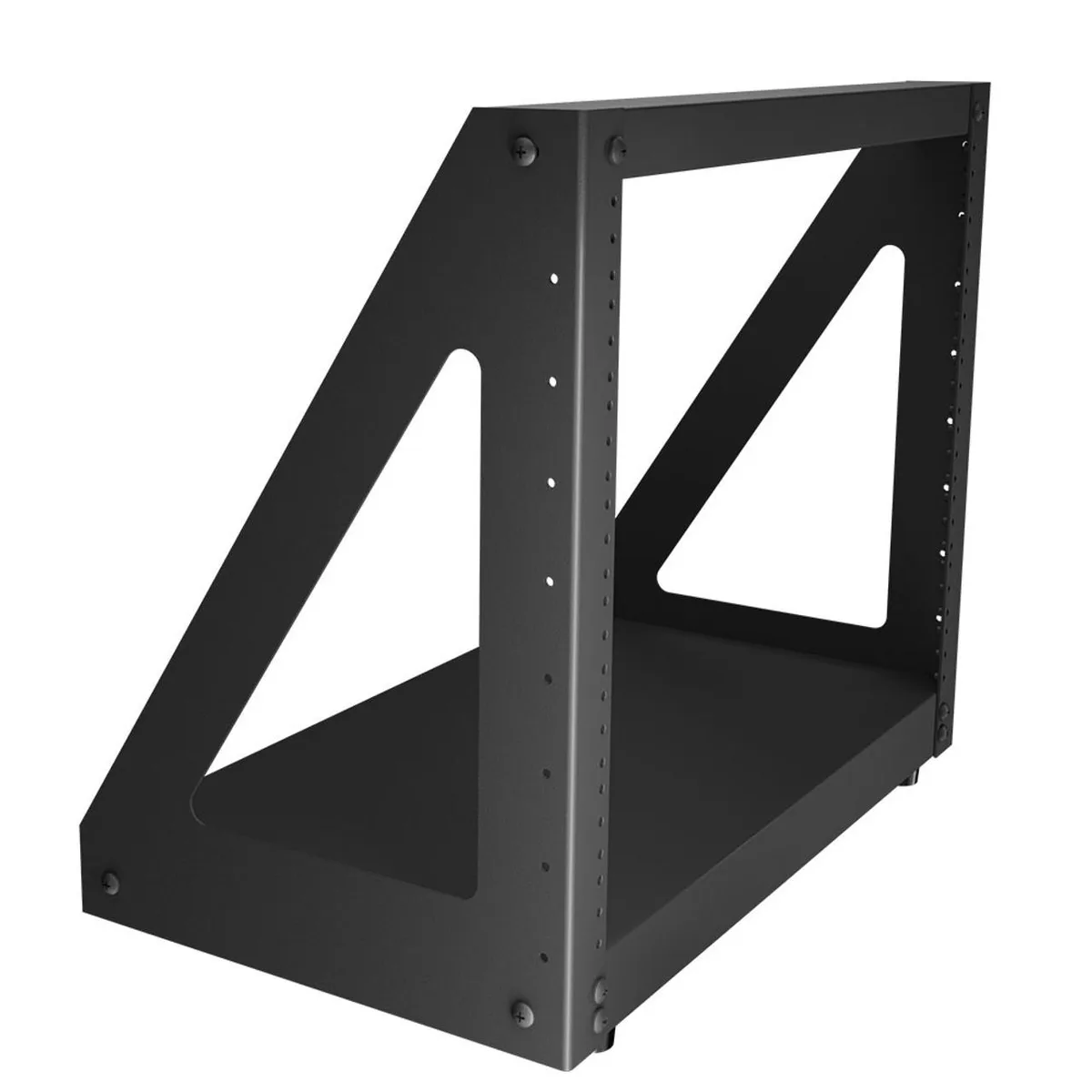 NavePoint NavePoint 8U 2-Post Open Frame Desk Rack Threaded Heavy Duty 19-inch 10-32 660 lbs — product photo