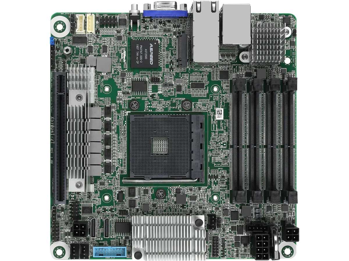 ASRock Rack ASRock Rack X570D4I-2T Mini-ITX server motherboard AM4 PGA 1331 — product photo