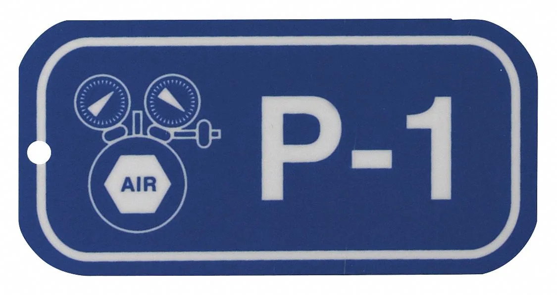 Brady Brady 105654 Lockout Tag Polypropylene Blue 3 in 1 1/2 in — product photo