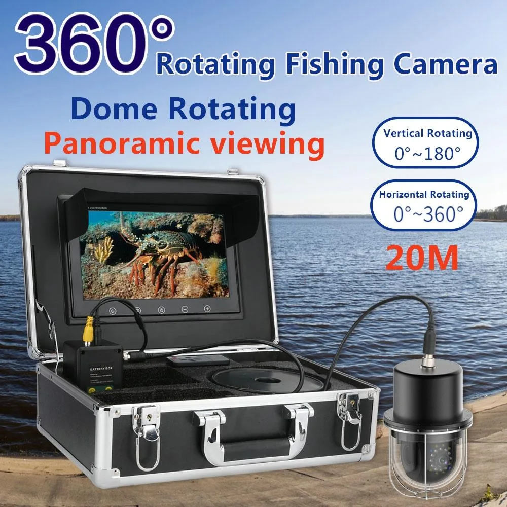 China Bks China Bks 10 Inch Underwater Fishing Camera 20m Cable IP68 360° Rotating Dome — product photo