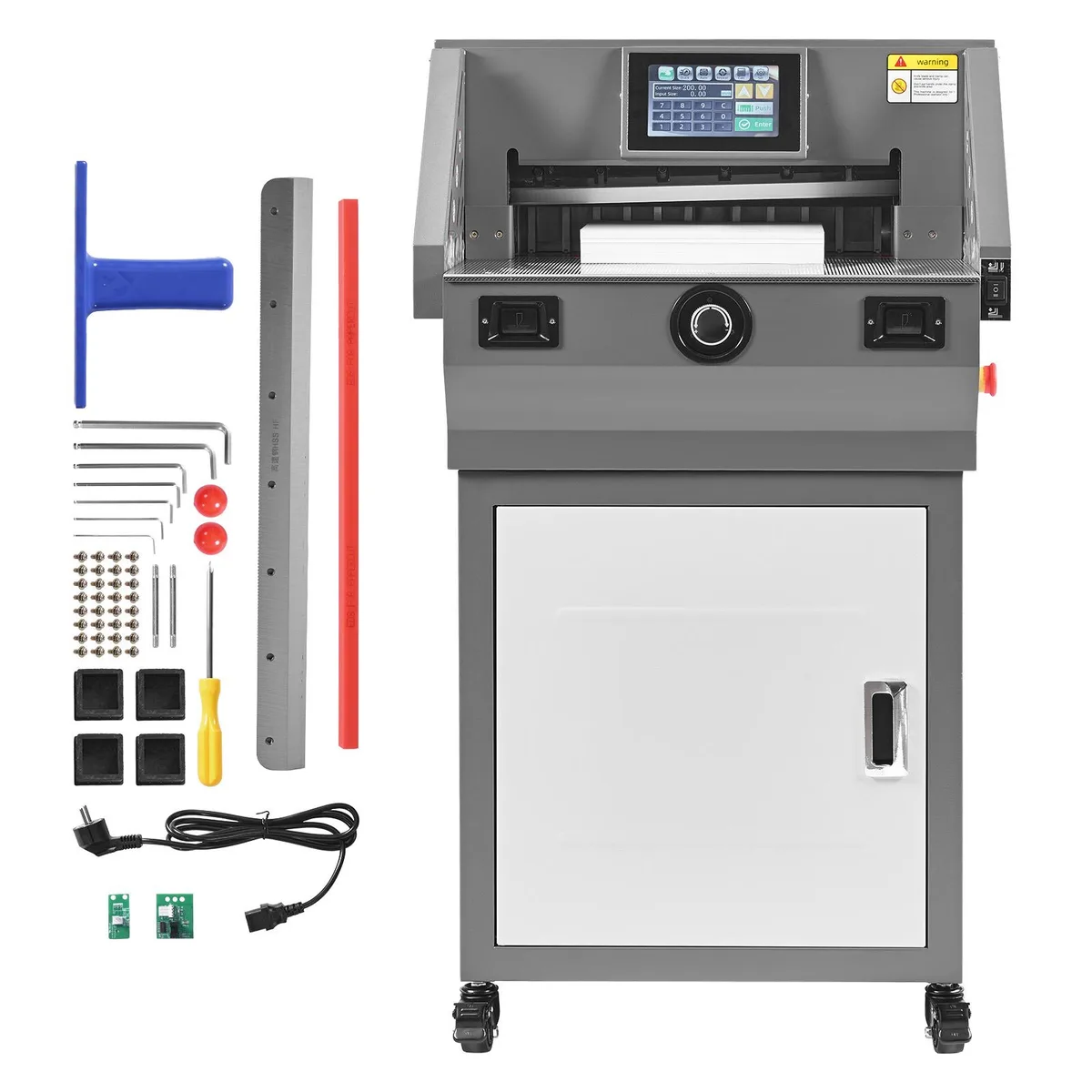 VEVOR VEVOR Electric Hydraulic Guillotine Trimmer E460T 17.99 inch 2.28 inch — product photo
